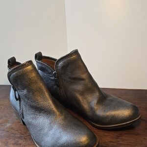 Vince Camuto Charcoal Ankle Booties
